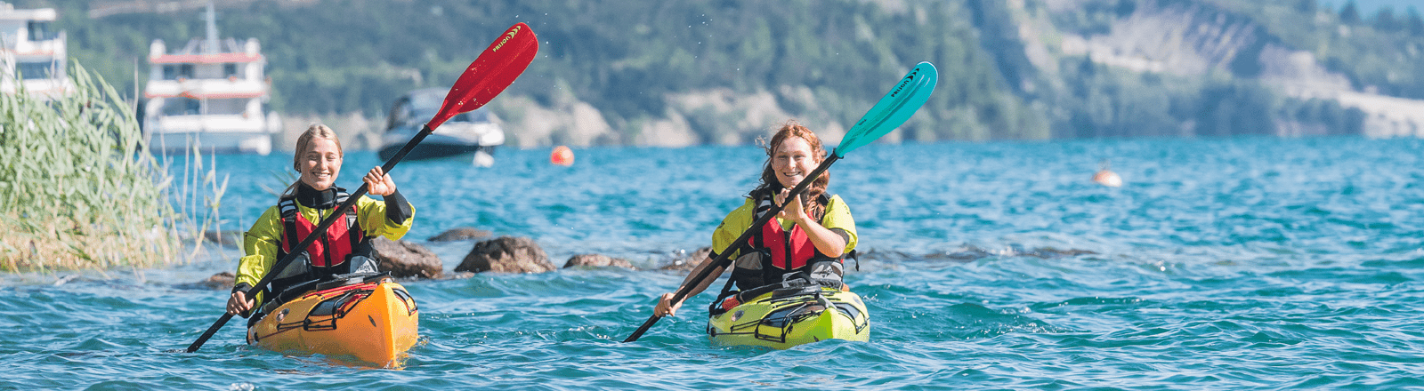 Kayak Kanu Paddeln am See Falle Villach