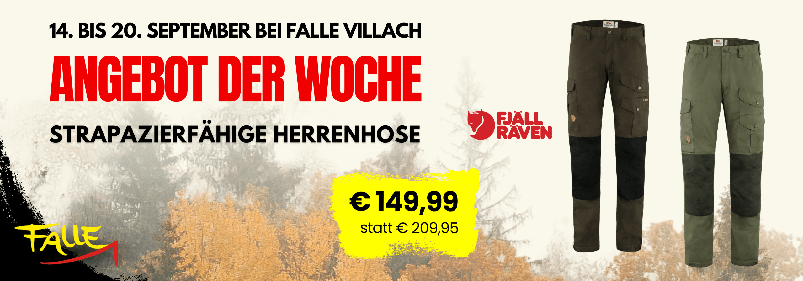 A.d.W. KW 38 Fjällräven Herrenhosen